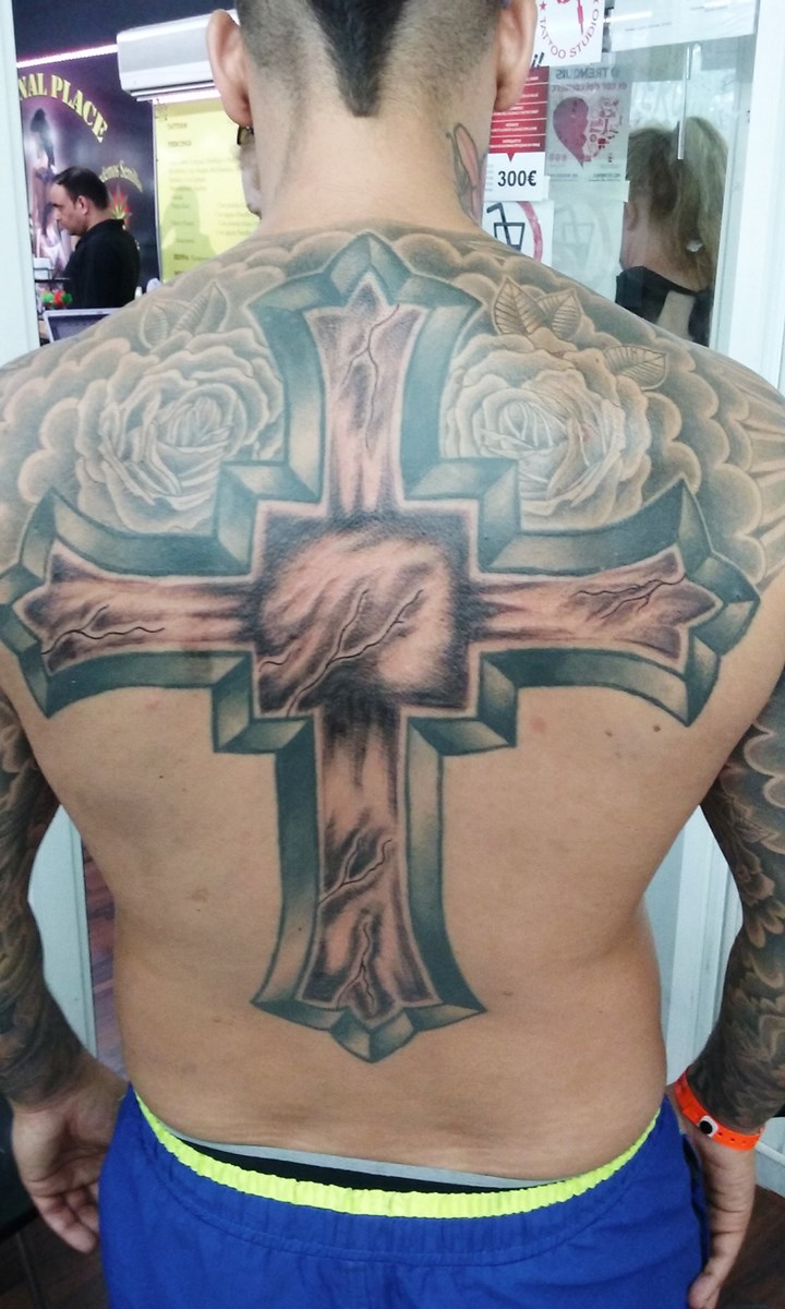 15134 Cross Tattoo Stock Photos and Images  123RF